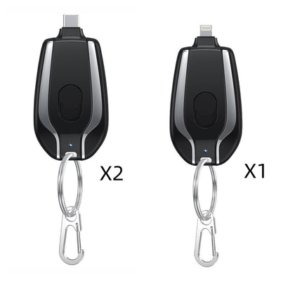 Mini 1500mAh Keychain Power Bank