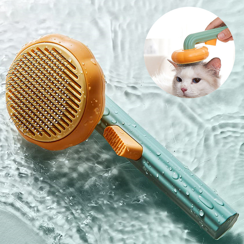 Self-Cleaning Cat Grooming Brush