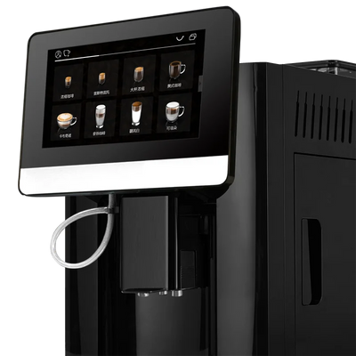 Fully Automatic Espresso Machine 19 Bar Italian Pump Bean to Cup Coffee Maker with One Touch Cappuccino Function