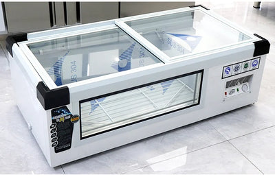ChillHaus™ Smart Refrigerated Coffee Table with Built-In Fridge