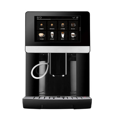 Fully Automatic Espresso Machine 19 Bar Italian Pump Bean to Cup Coffee Maker with One Touch Cappuccino Function