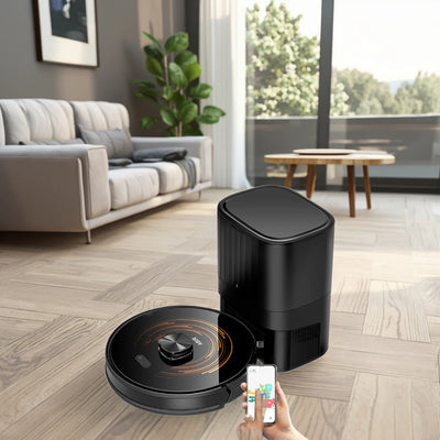 Cleanova™ Smart Self-Emptying Robot Vacuum & Mop