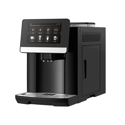 Fully Automatic Espresso Machine 19 Bar Italian Pump Bean to Cup Coffee Maker with One Touch Cappuccino Function