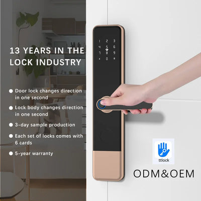 SecureIQ™ Smart Fingerprint Door Lock
