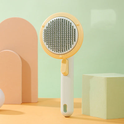 Self-Cleaning Cat Grooming Brush