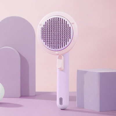 Self-Cleaning Cat Grooming Brush